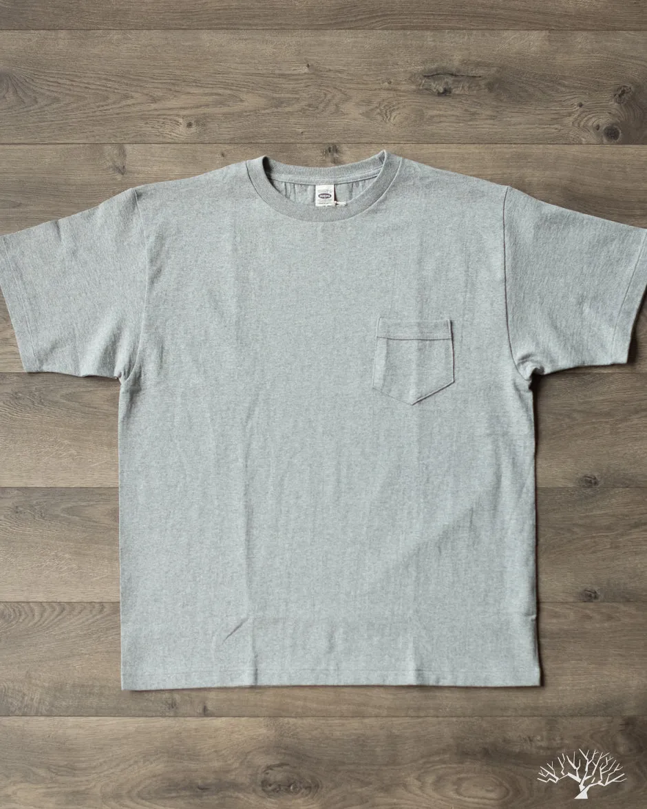 263 Crew Neck Pocket T-Shirt - Heather Grey