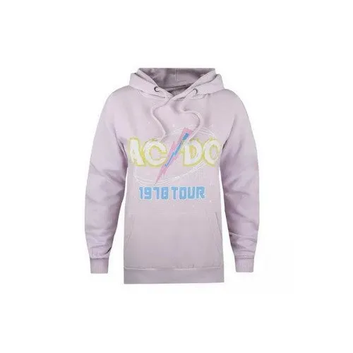 AC/DC Womens/Ladies 1978 Tour Hoodie