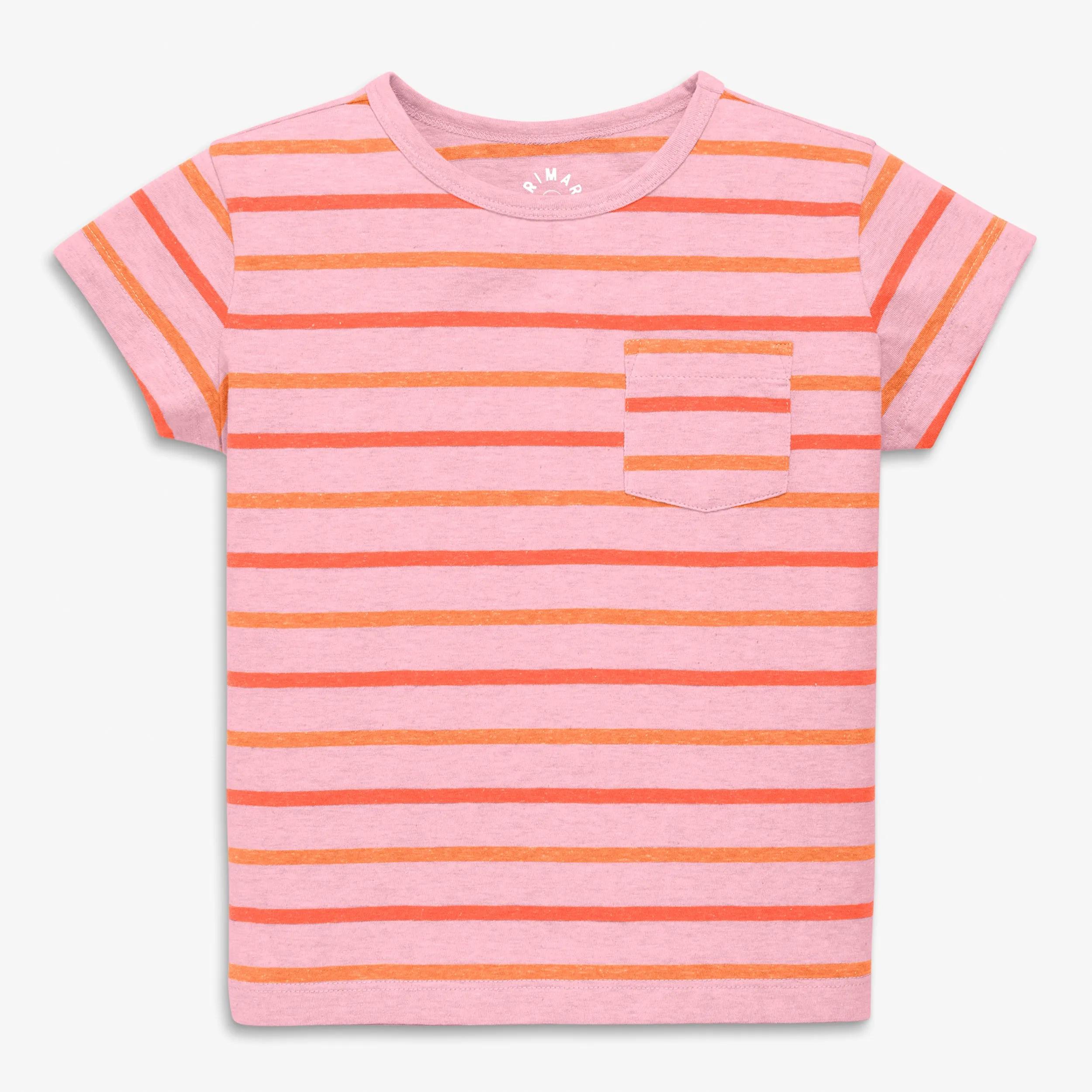 Clearance kids heathered beach tee in stripe