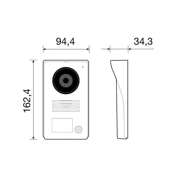 Elvox Video Intercom Door Station, ELV40920.P1