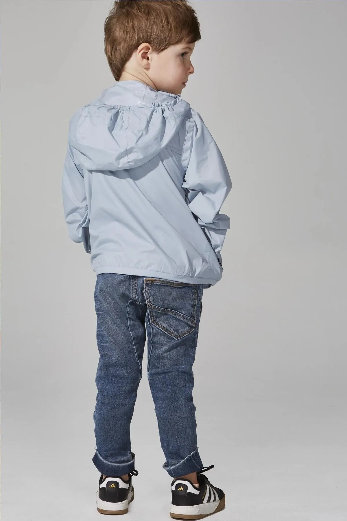 Full Zip Packable Jacket (Celestial Blue)