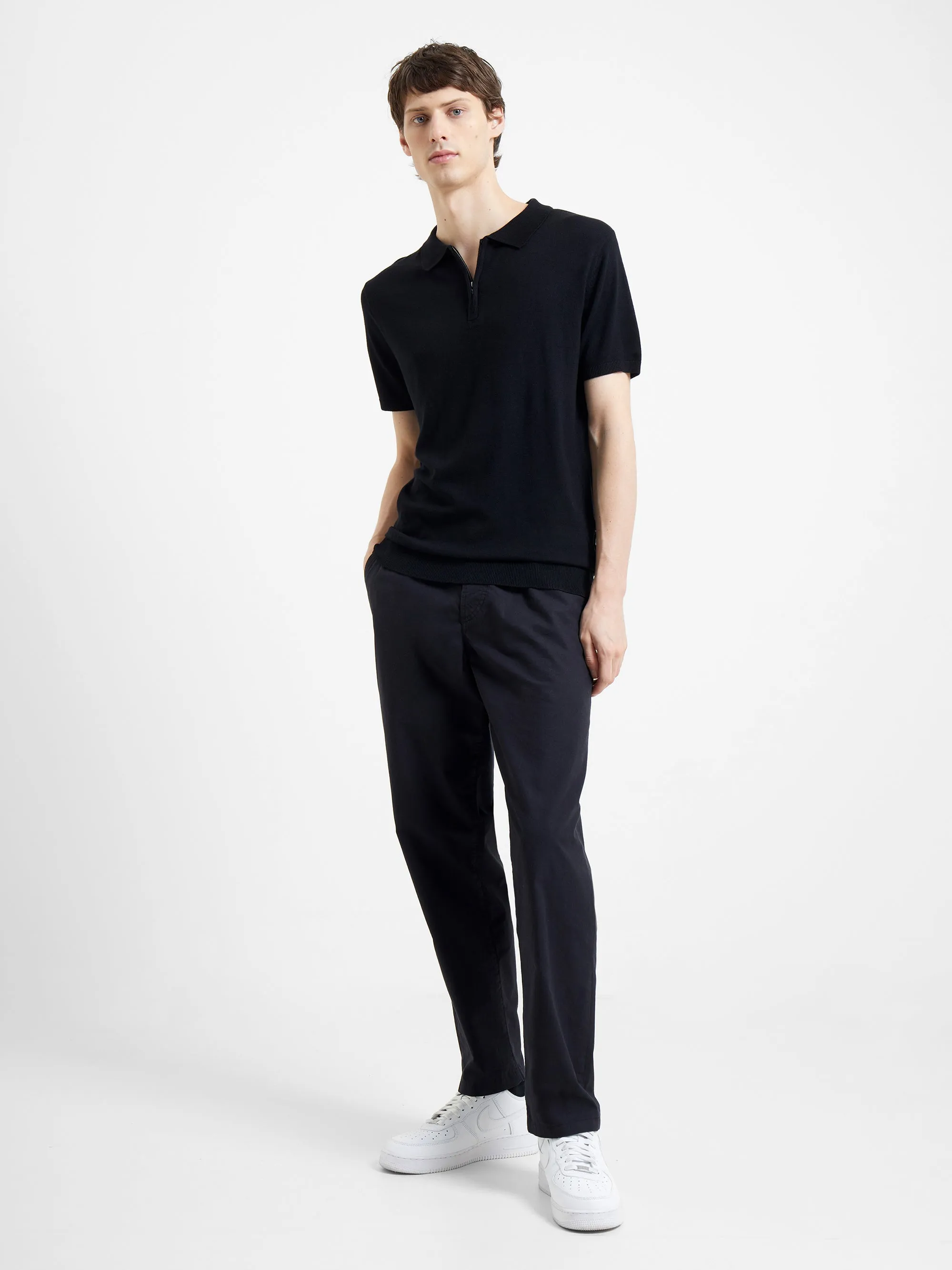 Half Zip Polo Shirt