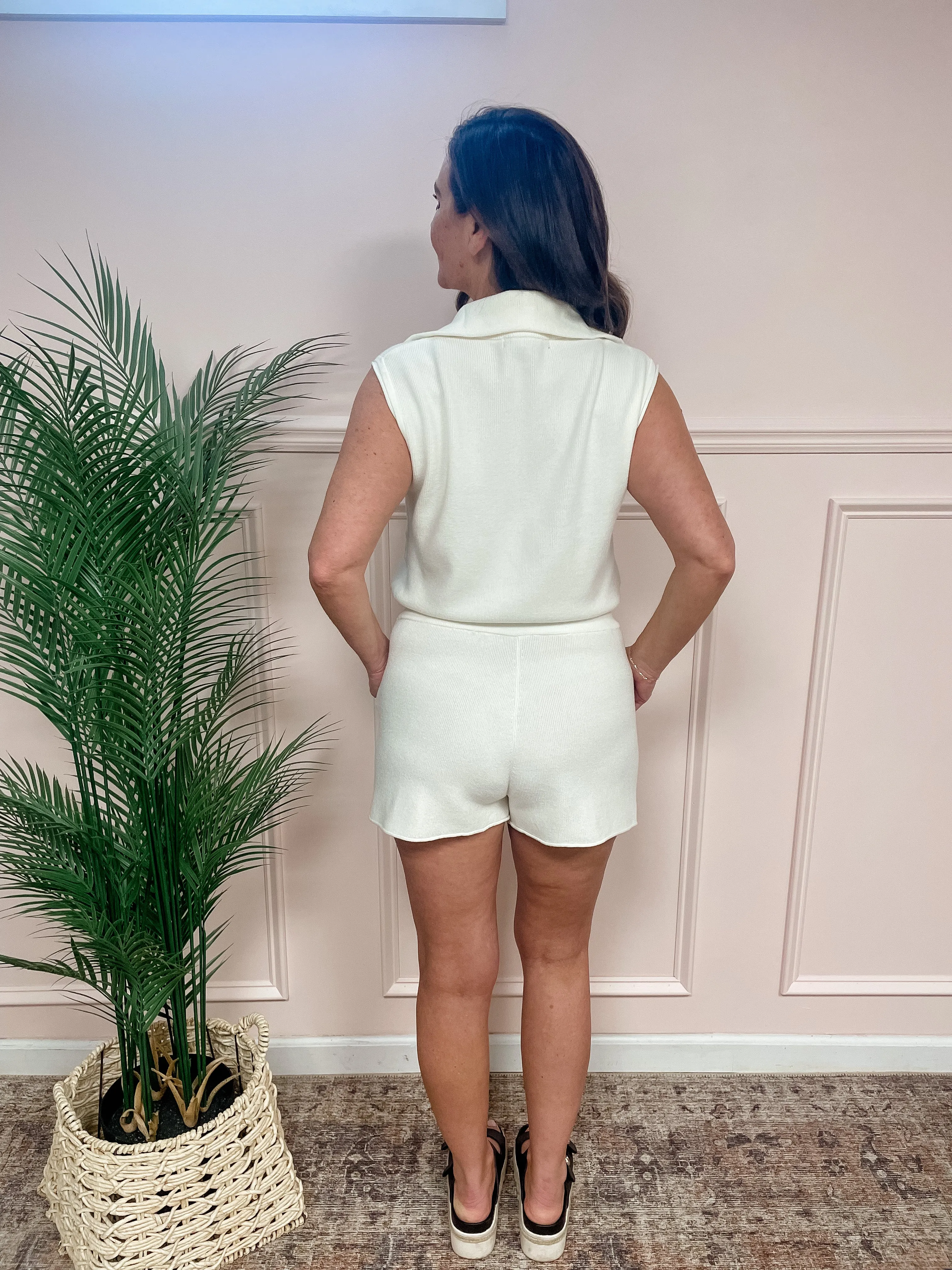Jet Setter Sleeveless Romper