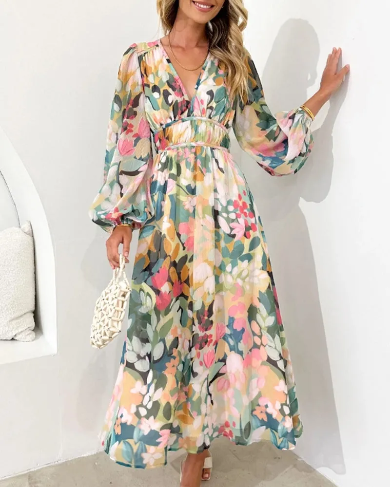 Lena | Elegant Floral Dress