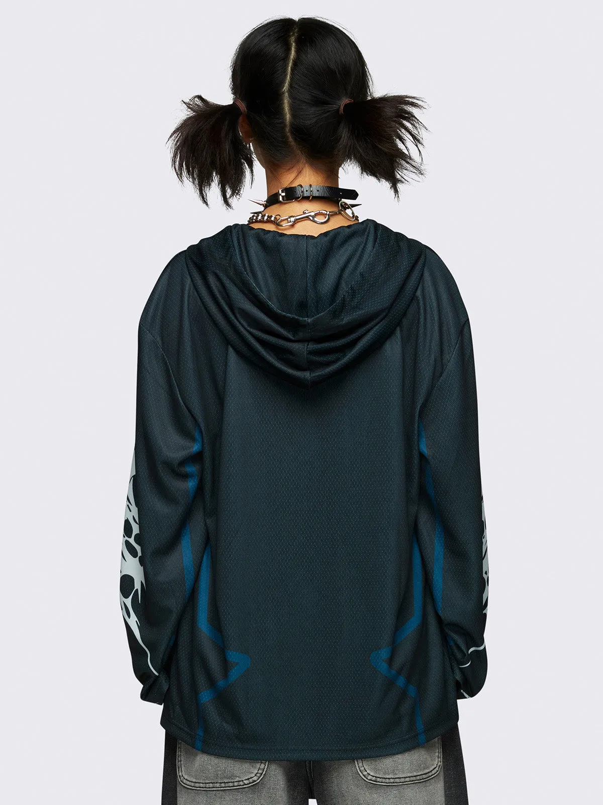 Neo Tribal Jersey Hoodie