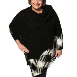Red Heart Crochet Planned Pooling Argyle Poncho