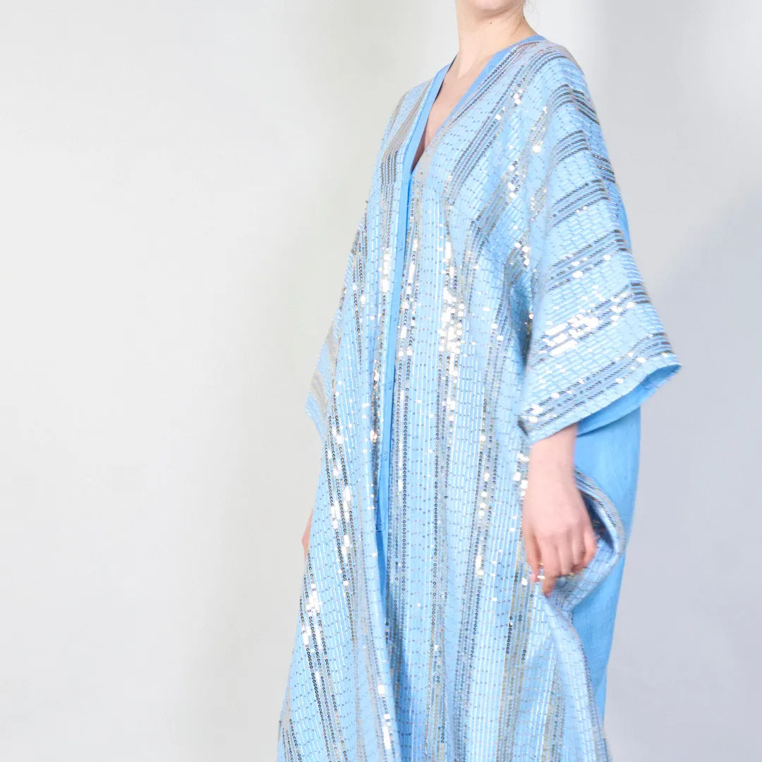 Sequin embellished kaftan dress wholesale