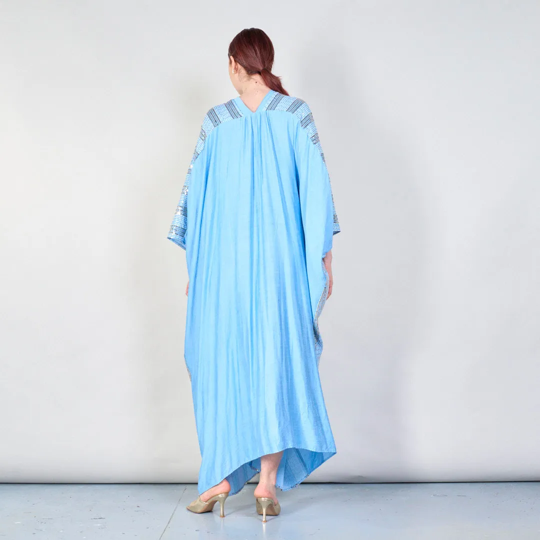 Sequin embellished kaftan dress wholesale