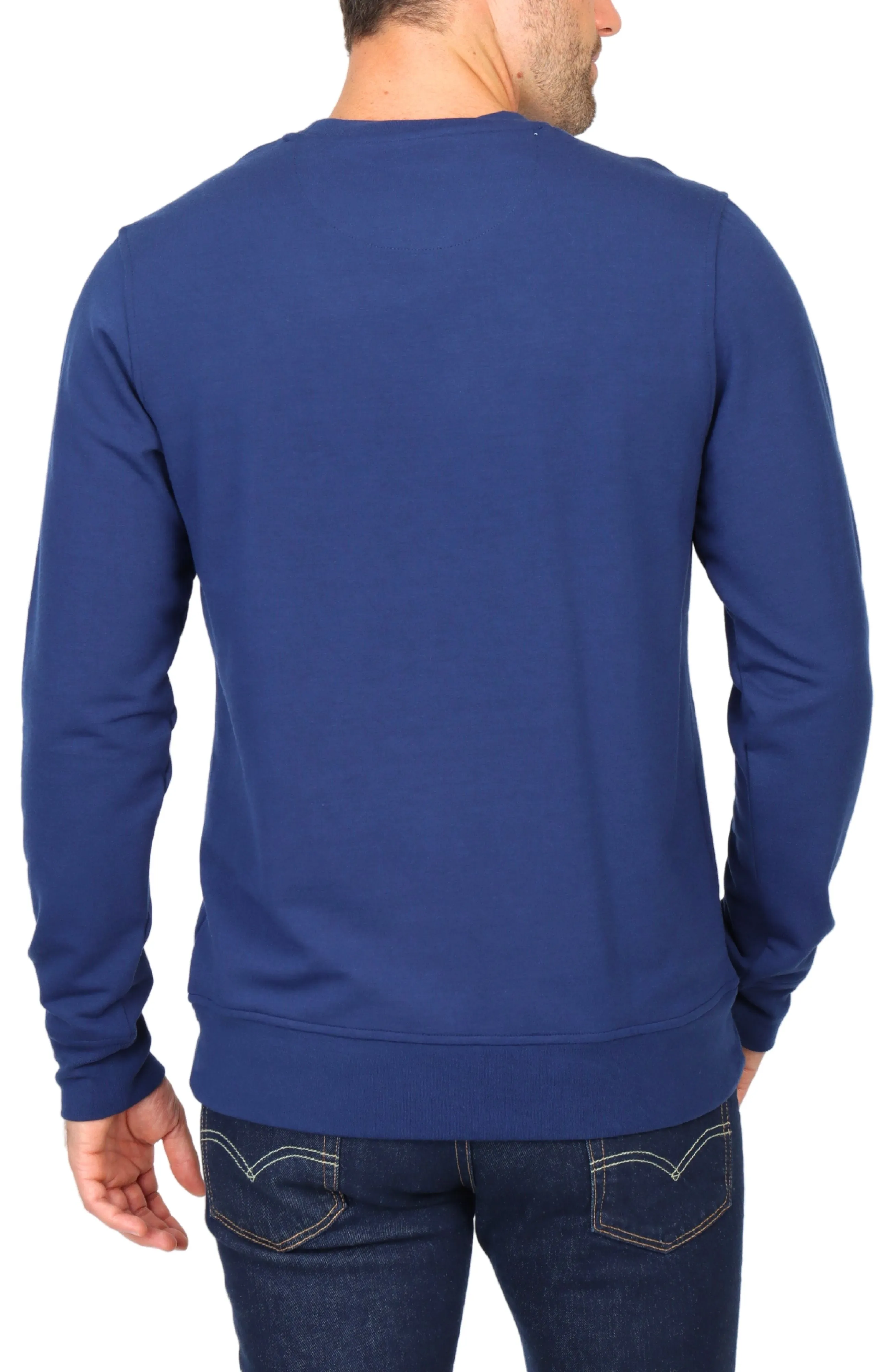 Sueded Fleece Crewneck Pullover