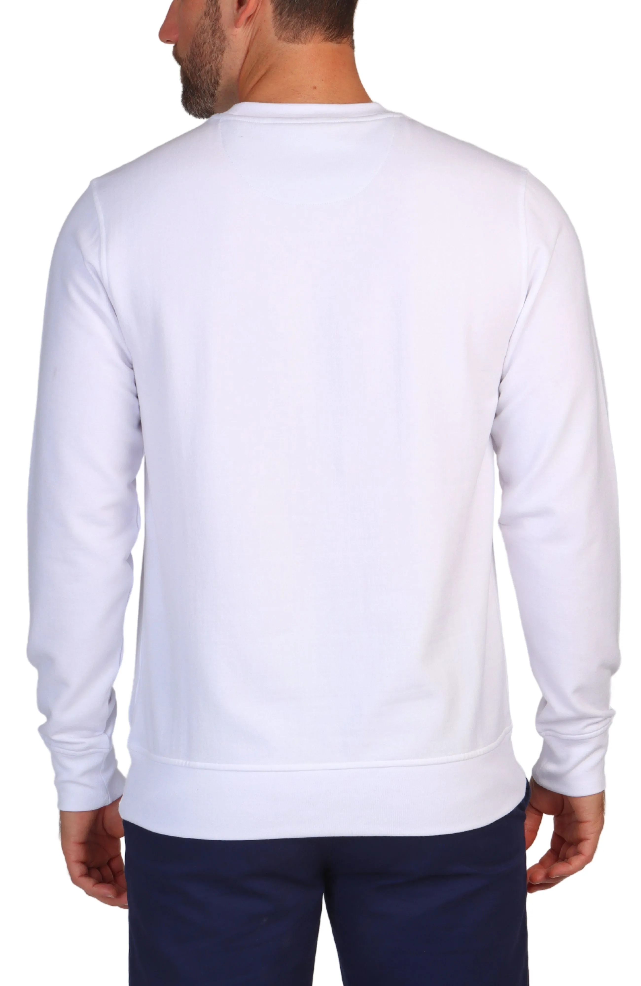 Sueded Fleece Crewneck Pullover