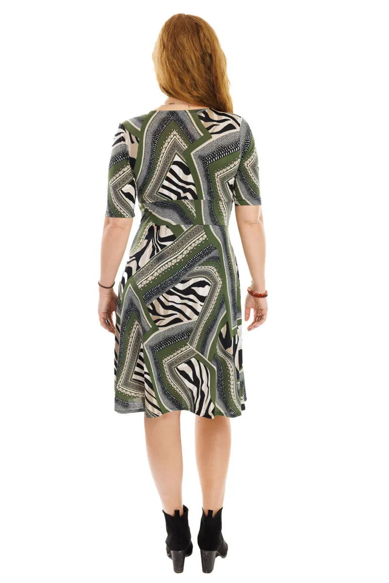Touch of the Wild Olive Geo Cleopatra