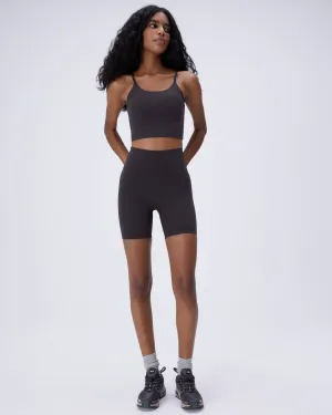 Ultimate Crop Shorts - Coffee Bean