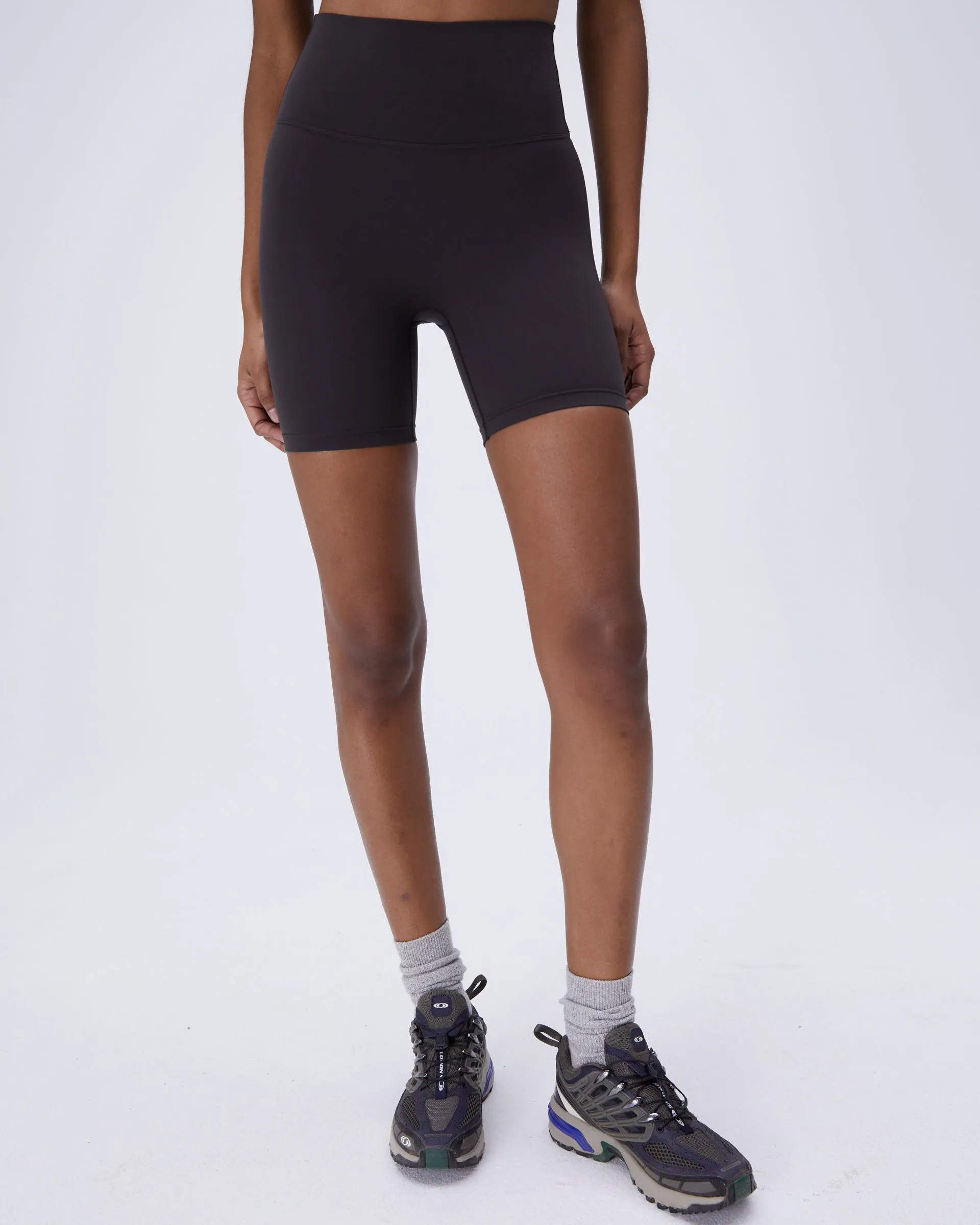 Ultimate Crop Shorts - Coffee Bean