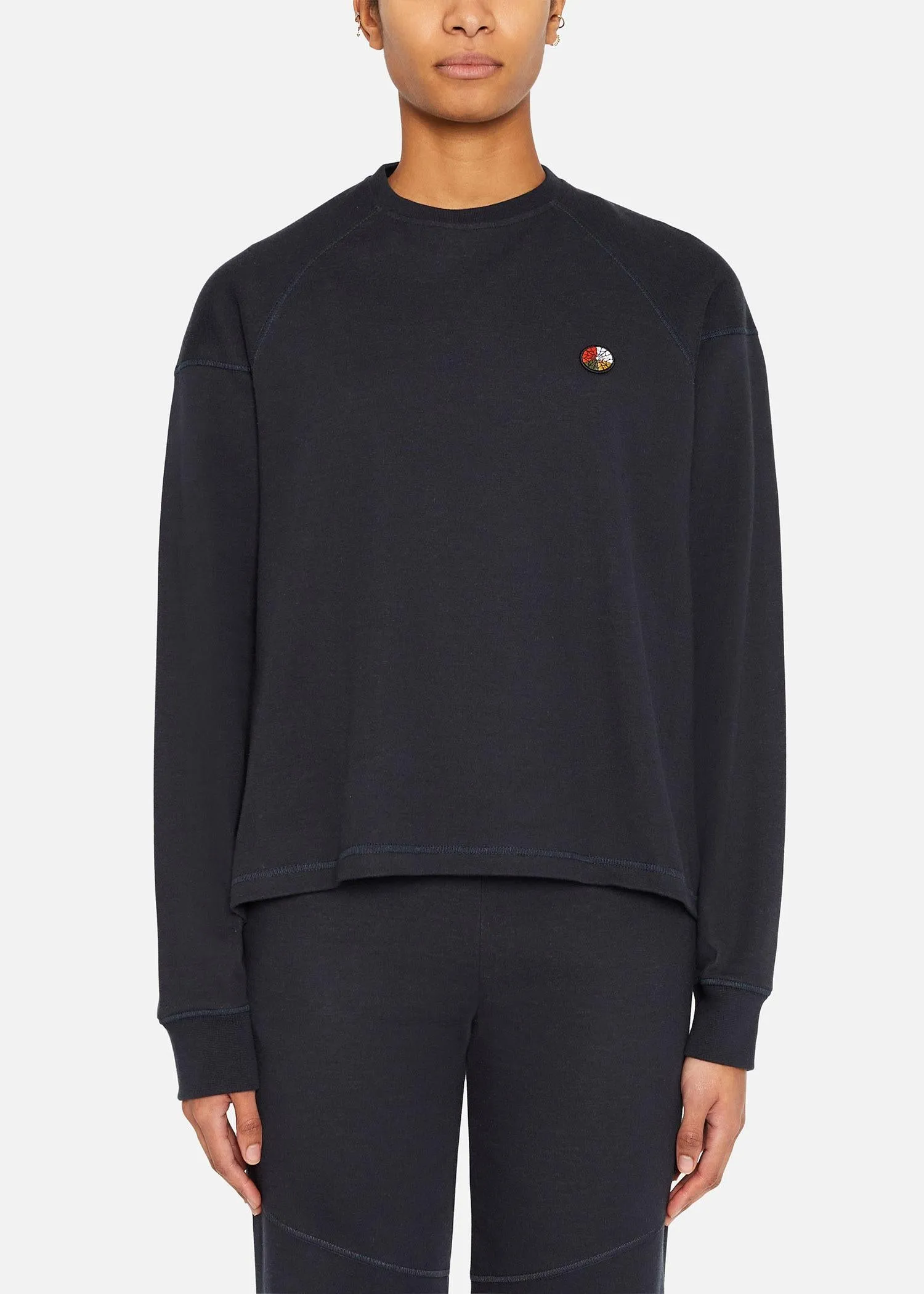 WOMENS SI CREW SWEAT (W) NAVY