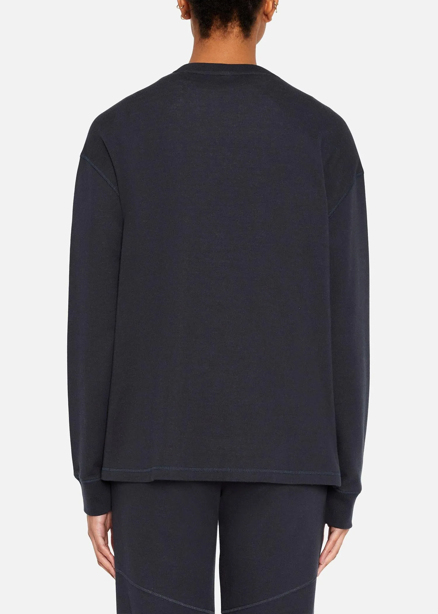 WOMENS SI CREW SWEAT (W) NAVY